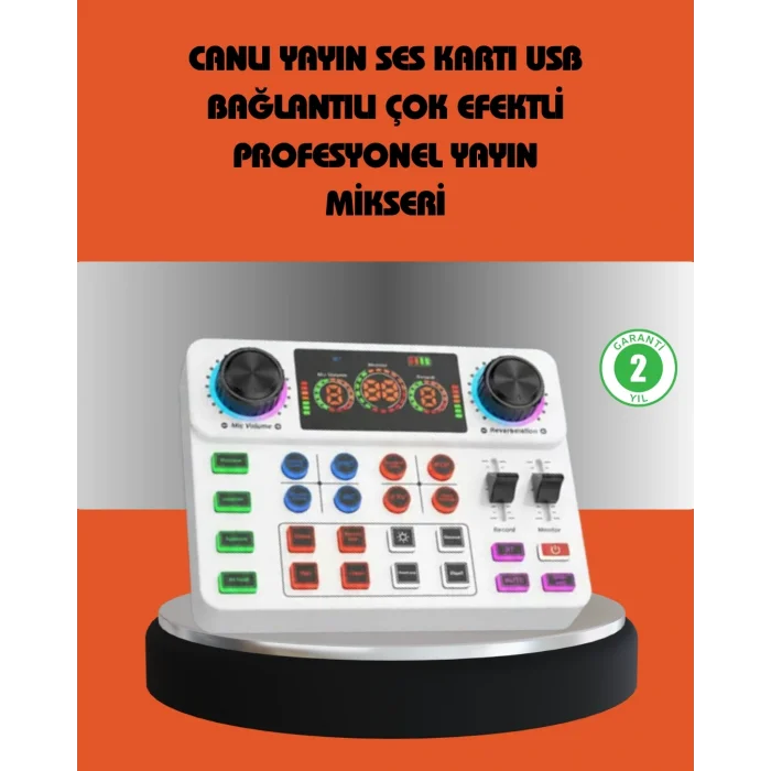 BUĞZ Bluetooth Bağlantılı Karaoke ve Yayın Ses Kontrol Ünitesi