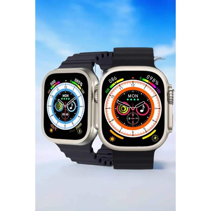  Bluetooth Bağlantılı Nabız, Kan Basıncı, Oksijen Ölçer Akıllı Saat