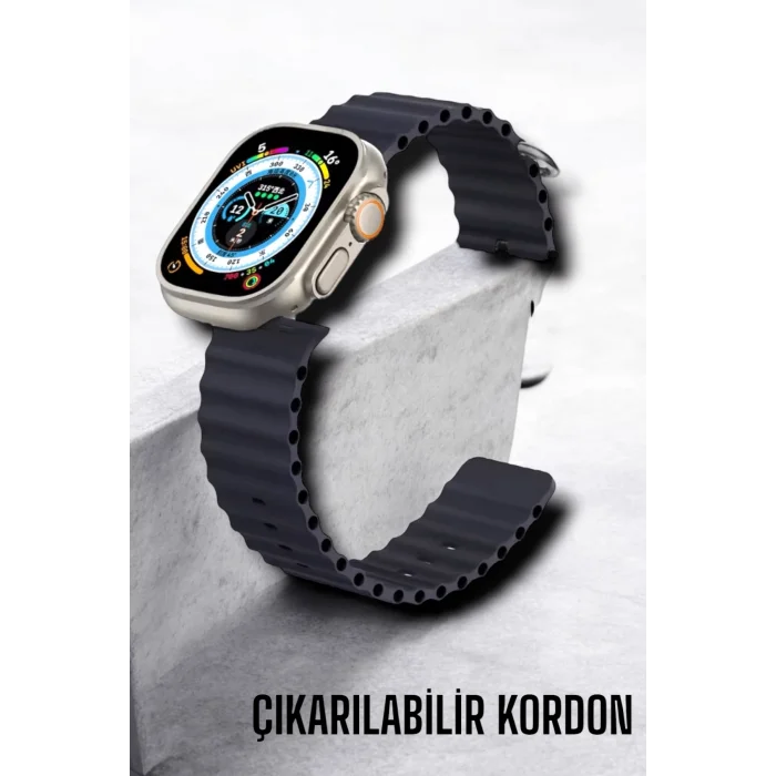  Bluetooth Bağlantılı Nabız, Kan Basıncı, Oksijen Ölçer Akıllı Saat