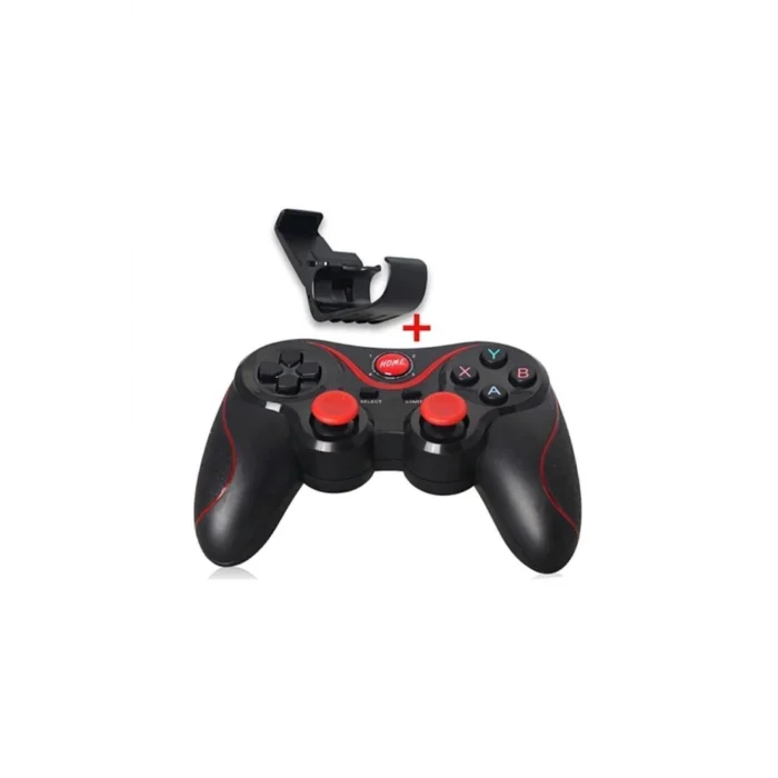 BUĞZ Bluetooth bağlantılı siyah gamepad telefon tutucu standlı PC uyumlu kablosuz oyun kolu