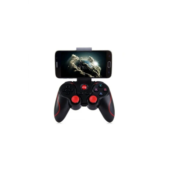 BUĞZ Bluetooth bağlantılı siyah gamepad telefon tutucu standlı PC uyumlu kablosuz oyun kolu