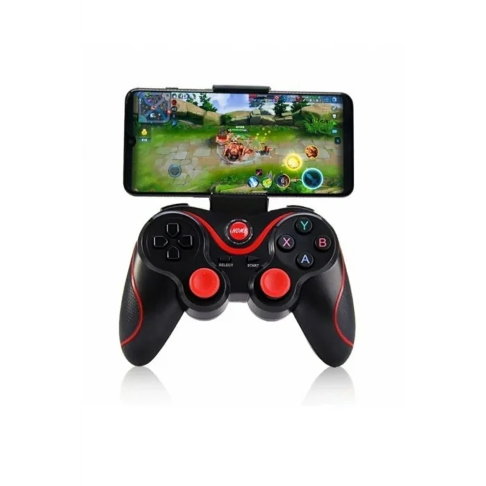 BUĞZ Bluetooth bağlantılı siyah joystick, PC uyumlu, telefon tutucu standlı, 2 yıl garantili