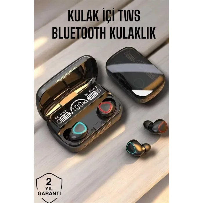 BUĞZ Bluetooth Bağlantılı Suya Dayanıklı, Uzun Pil Ömürlü Kablosuz Kulaklık - BUĞZ