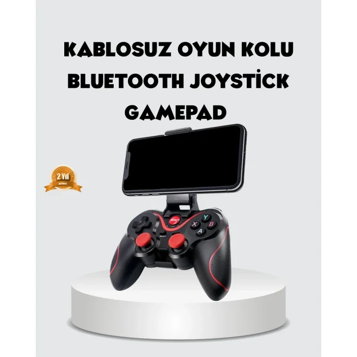 BUĞZ Bluetooth Gamepad Kablosuz Oyun Kumandası Tek Cihaz Destekli