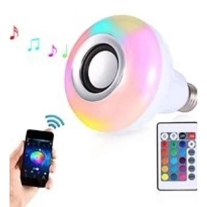 BUĞZ Bluetooth Hoparlör Akıllı Led Ampül Lamba