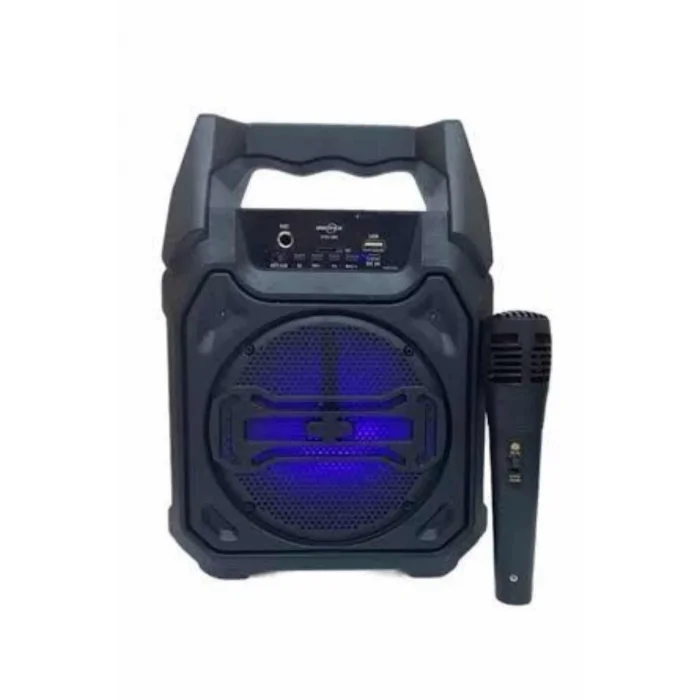 BUĞZ Bluetooth Hoparlör Led Işıklı Taşınabilir Kablosuz Speaker Uzun Pil Ömrü - BUĞZ