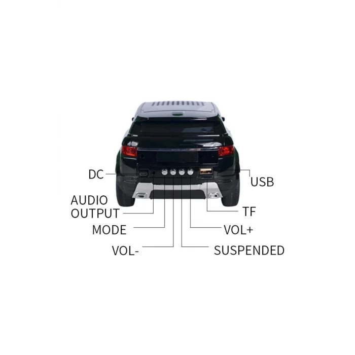 BUĞZ Bluetooth hoparlör mavi renk ledli usb tf fm radyo bluetooth destekli 2 yıl garantili