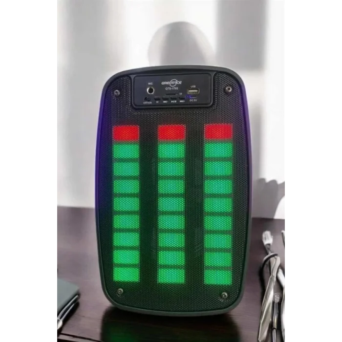  Bluetooth  Hoparlör Mikrofonlu Speaker Taşınabilir Şarjlı