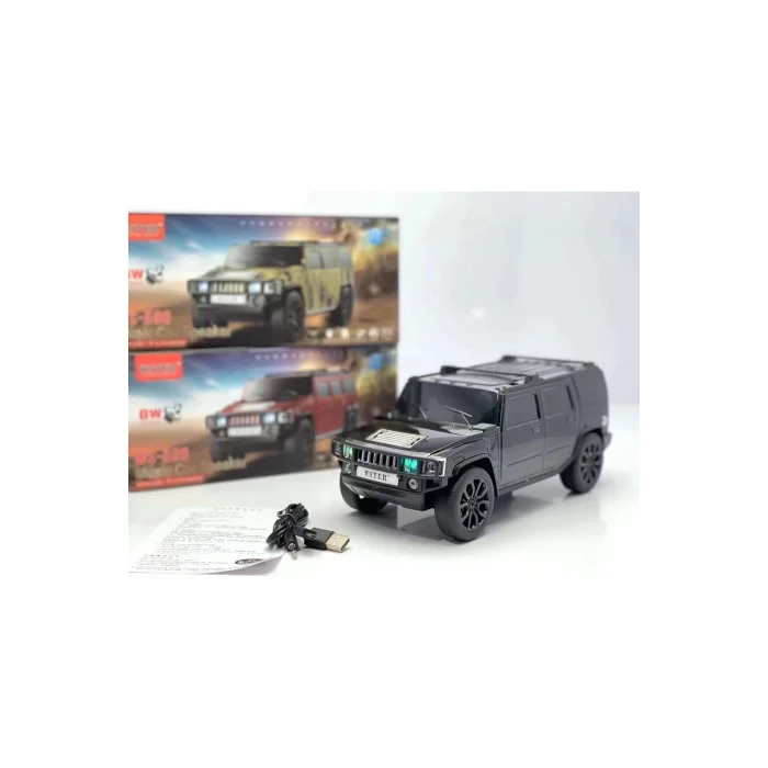 BUĞZ Bluetooth hoparlör siyah renk 8 watt TWS müzik çalar FM radyo SD kart USB 5 saat dinleme