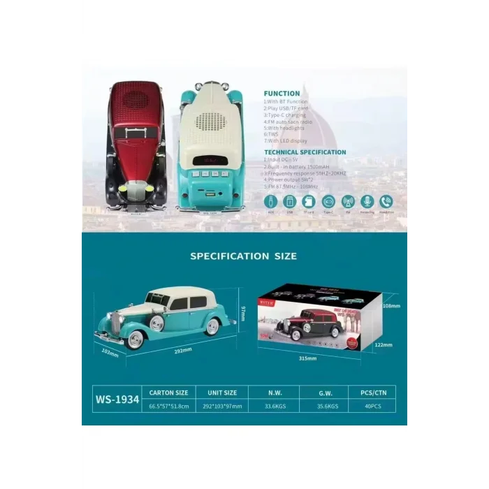BUĞZ Bluetooth hoparlör siyah renk, çoklu bağlantı, 5-10 saat dinleme, 1 yıl garantili