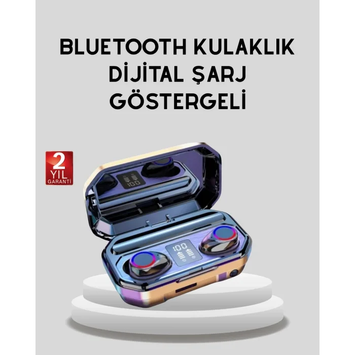 BUĞZ Bluetooth Kablosuz Kulaklık 4 Saat Kullanım Şarj Kutulu Düşük Enerji Tüketimli
