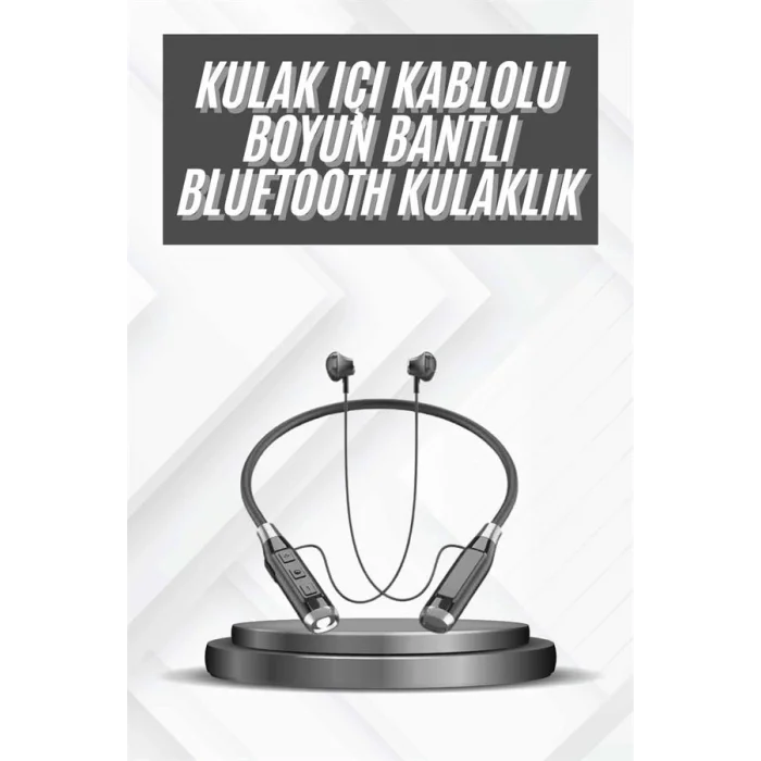  Bluetooth Kulaklık 120 Saat Kullanım Süresi Boyun Askılı Bluetooth Kablosuz Kulaklık