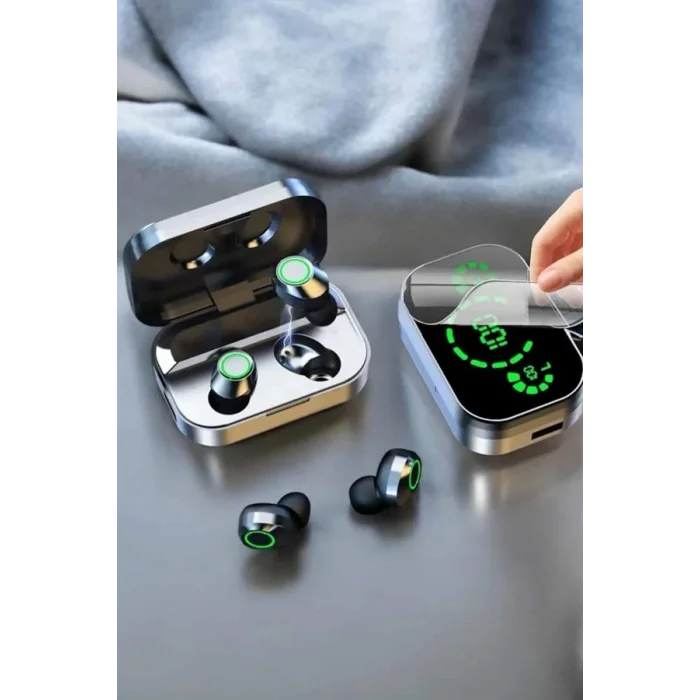 BUĞZ Bluetooth Kulaklık Çift Telefon Desteği ve Suya Dayanıklı Powerbankli