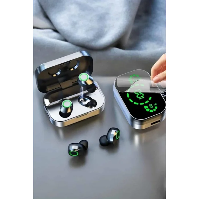 BUĞZ Bluetooth Kulaklık Çift Telefon Desteği ve Suya Dayanıklı Powerbankli - BUĞZ