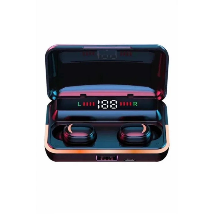  Bluetooth Kulaklık Dijital Şarj Göstergeli Powerbankli Bass Özellikli Kablosuz Kulakiçi 5.1 Mikrofonlu