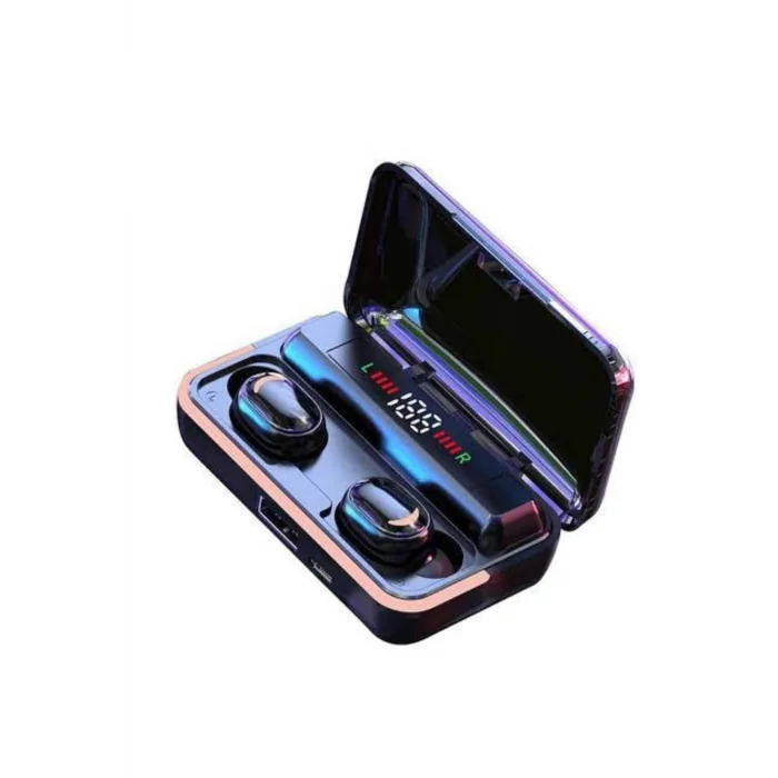 BUĞZ Bluetooth Kulaklık Dijital Şarj Göstergeli Powerbankli Bass Özellikli Kablosuz Kulakiçi 5.1 Mikrofonlu - BUĞZ