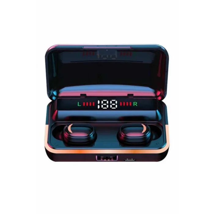 BUĞZ Bluetooth Kulaklık Dijital Şarj Göstergeli Powerbankli Bass Özellikli Kablosuz Kulakiçi 5.1 Mikrofonlu - BUĞZ
