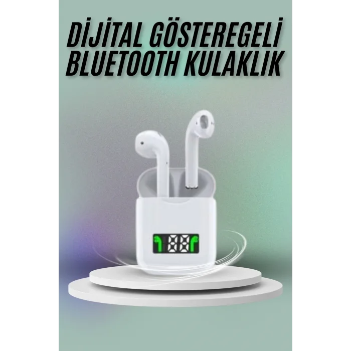  Bluetooth Kulaklık Dokunmatik Kontrol Uzun Pil Ömrü Dijital Göstergeli