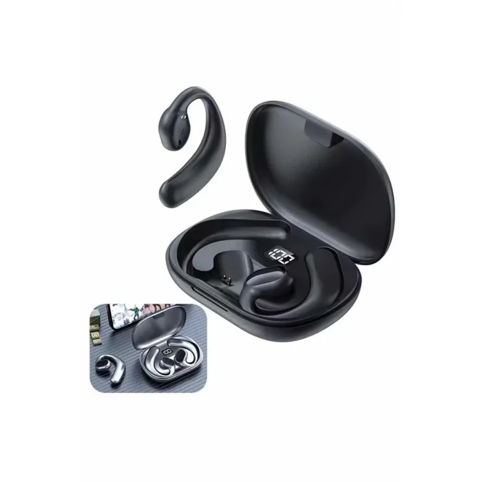  Bluetooth Kulaklık Küpeli Uzun Pil Ömrü Yüksek Ses Kaliteli Dijital Göstergeli