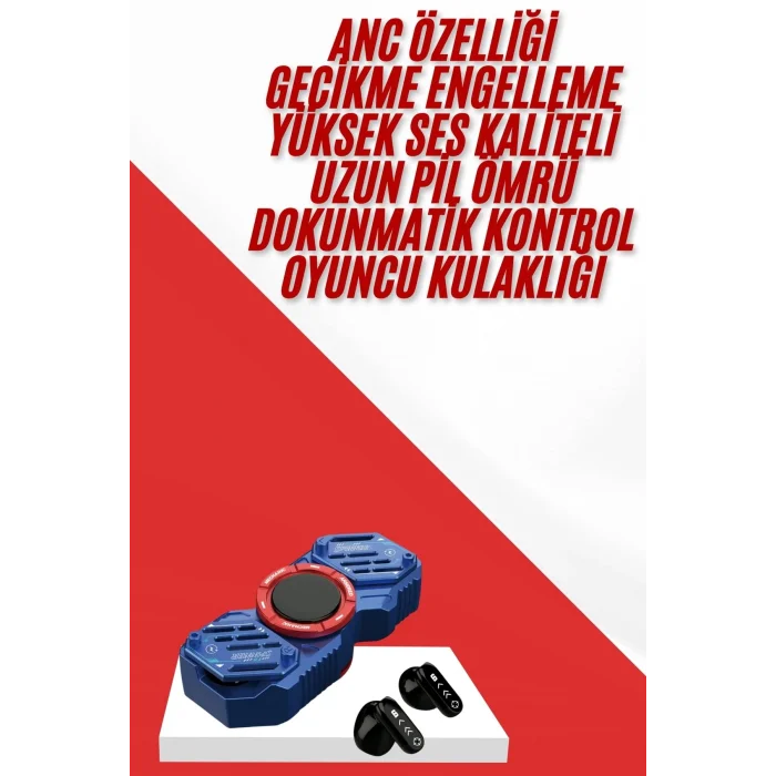 BUĞZ Bluetooth Kulaklık Stres Çarkı ANC Özellikli Gaming Kulaklık - BUĞZ