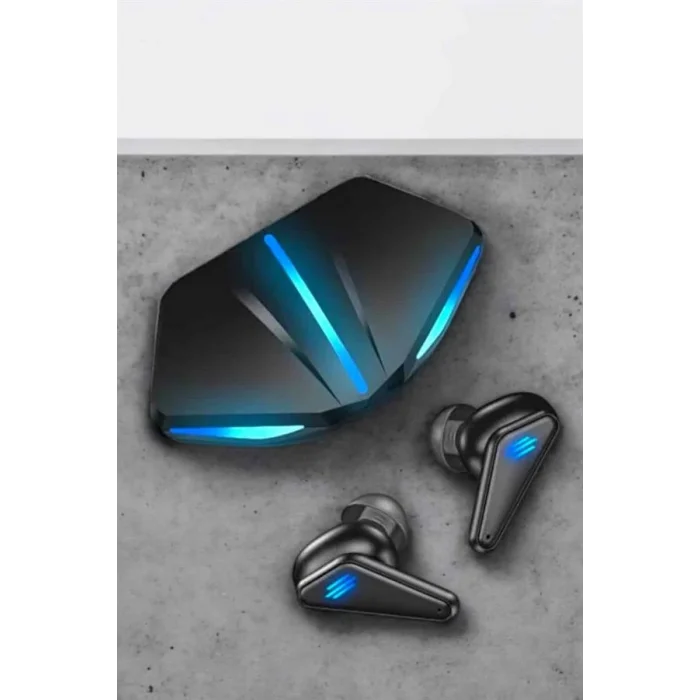 BUĞZ Bluetooth Oyuncu Kulaklığı Led Işıklı Kablosuz ANC Özelliği - BUĞZ