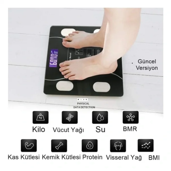 BUĞZ Bluetooth Özellikli Akıllı Tartı