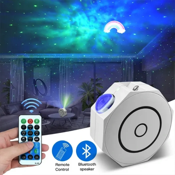 BUĞZ Bluetooth Özellikli Anason Projektör Gece Lambası