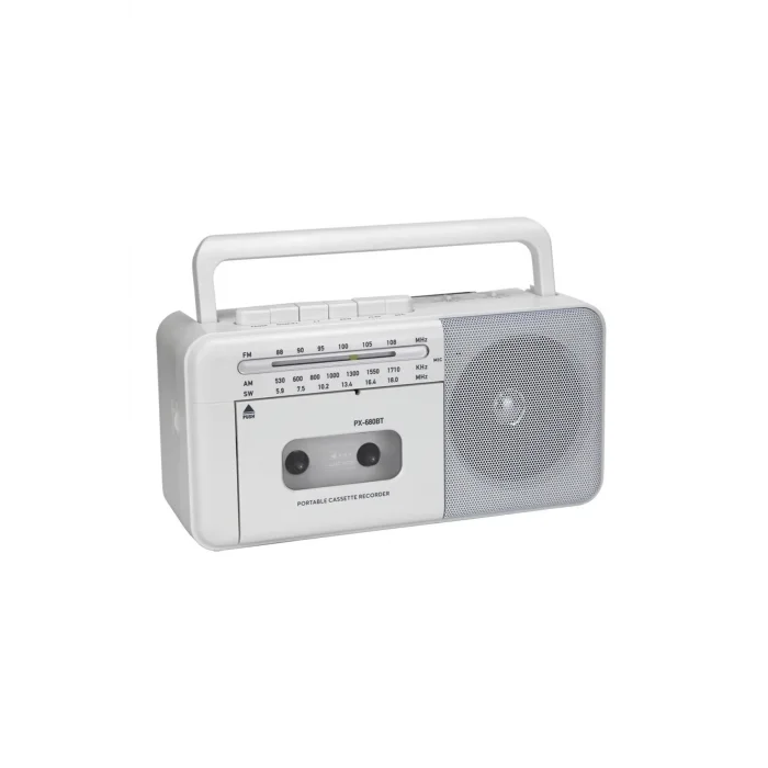 BUĞZ Bluetooth özellikli gri kaset çalar, FM radyo, USB ve MP3 oynatıcı, 2 yıl garantili
