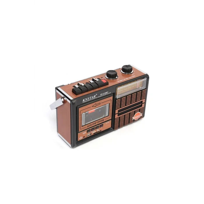 BUĞZ Bluetooth özellikli kahverengi nostaljik kaset çalar USB SD TF kart FM AM SW1-2 radyo 2 yıl