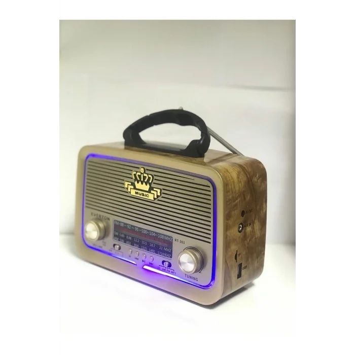 BUĞZ Bluetooth özellikli kırmızı nostaljik radyo mp3 çalar 2 yıl garantili - Elektronik