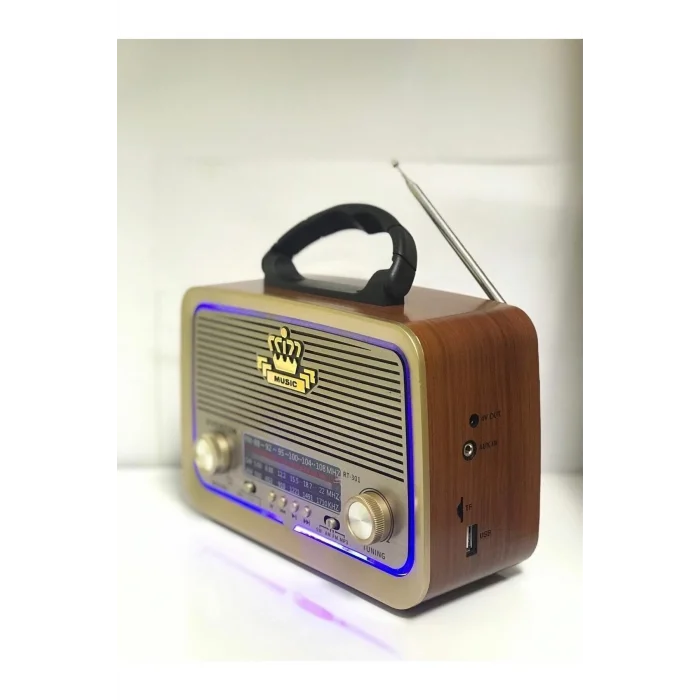 BUĞZ Bluetooth özellikli kırmızı nostaljik radyo mp3 çalar 2 yıl garantili - Elektronik