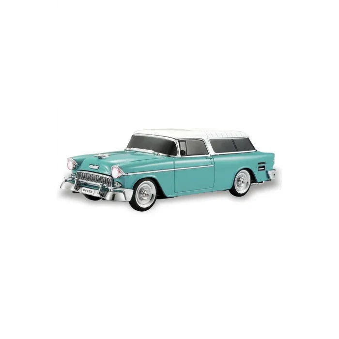 BUĞZ Bluetooth özellikli nostaljik araba tasarımlı hoparlör 10W FM radyo SD kart USB turkuaz