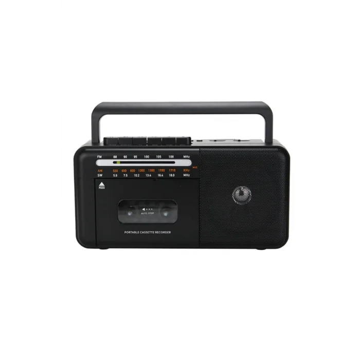 BUĞZ Bluetooth özellikli siyah kaset çalar FM radyo USB MP3 oynatıcı 2 yıl garantili - Elektronik