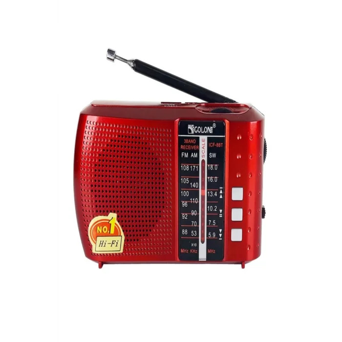 BUĞZ Bluetooth özellikli siyah nostaljik radyo FM AM SW USB TF kart destekli 2 yıl garantili