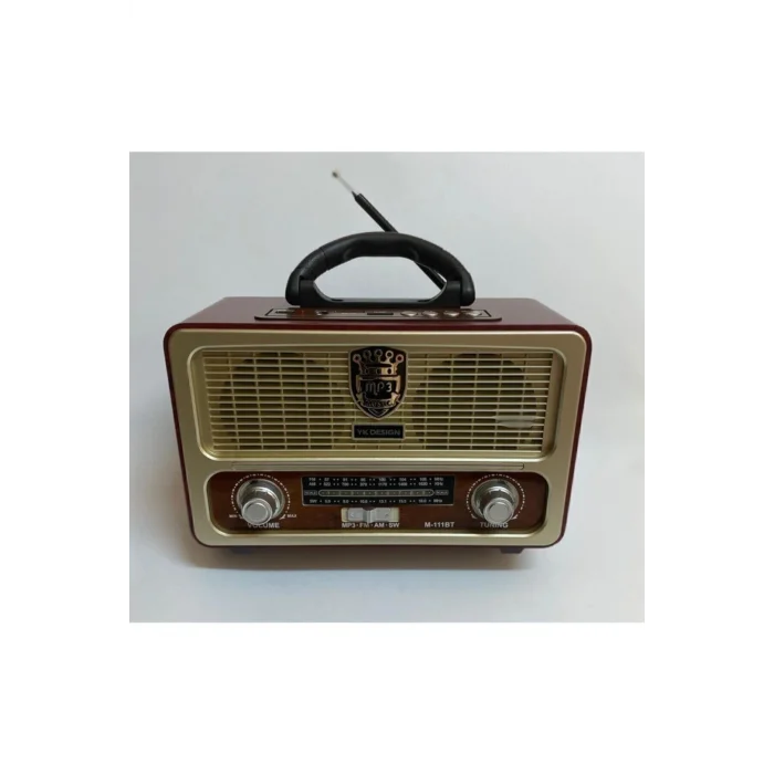 BUĞZ Bluetooth özellikli turuncu nostaljik radyo kumandalı usb müzik çalar 2 yıl garantili