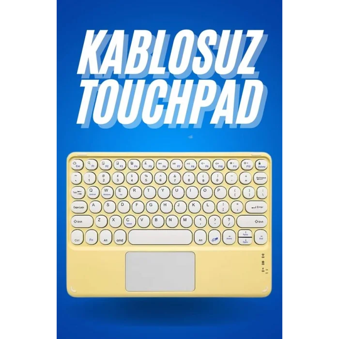 BUĞZ Bluetooth Touchpad Klavye Ultra İnce Taşınabilir Q Klavye Yeni Nesil - BUĞZ