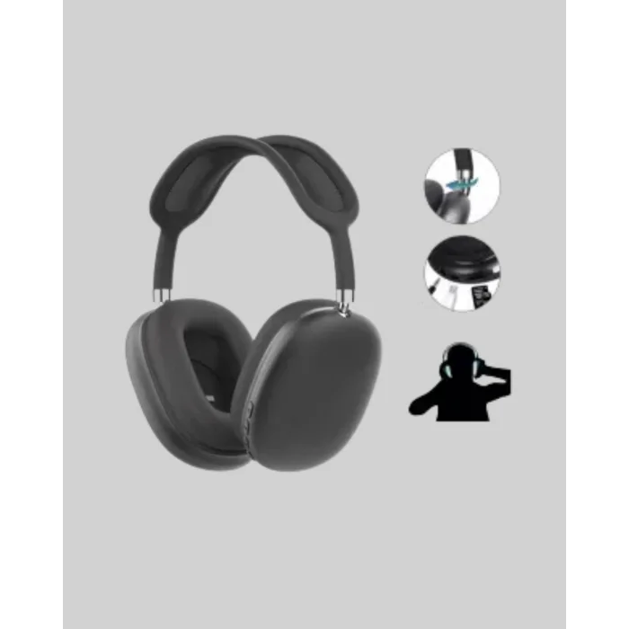 BUĞZ Bluetooth V5.0 Kablosuz Kulak Üstü Kulaklık | Katlanabilir, Mikro USB Girişli - BUĞZ