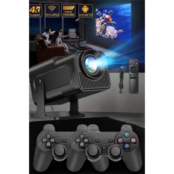 BUĞZ Bluetooth ve Yüksek Çözünürlükle Donatılmış Kompakt Projeksiyon Cihazı - Lisinya