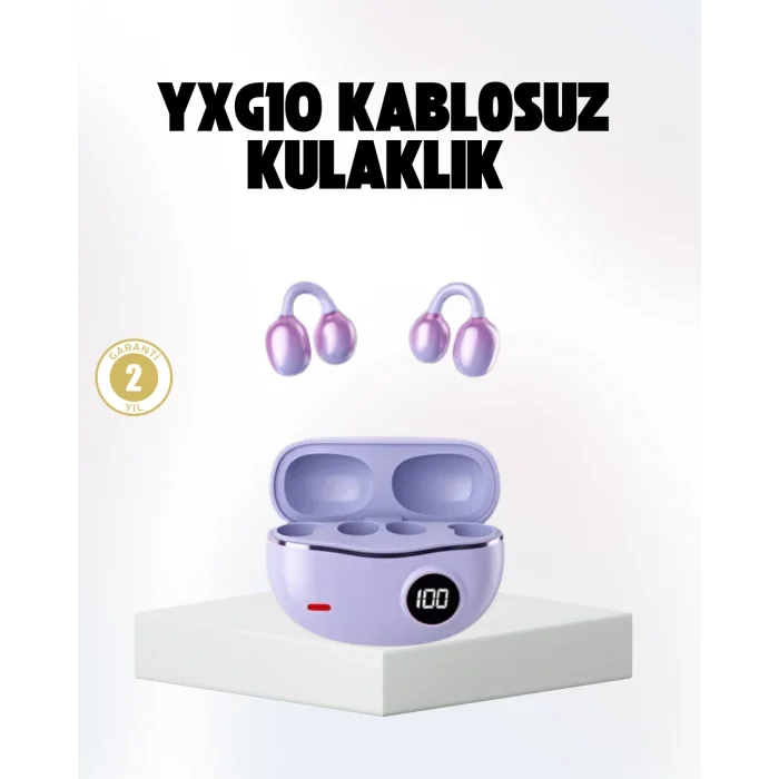 BUĞZ Bluetooth YXG10 Kulak Arkası Tasarım Cilt Dostu Silikon Hafif Yapı