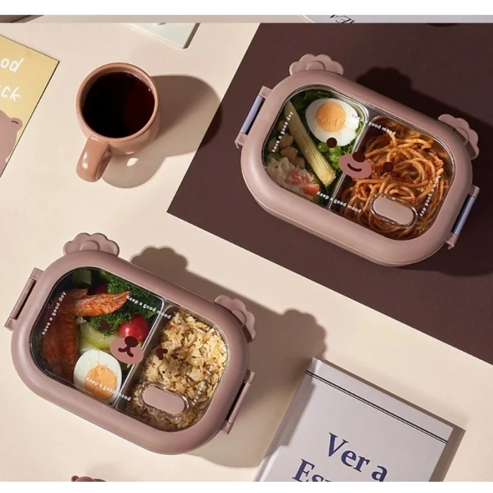 BUĞZ Bölmeli Paslanmaz Çelik Yemek Kutusu