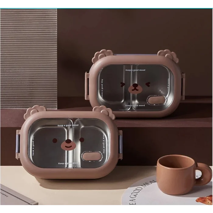 BUĞZ Bölmeli Paslanmaz Çelik Yemek Kutusu