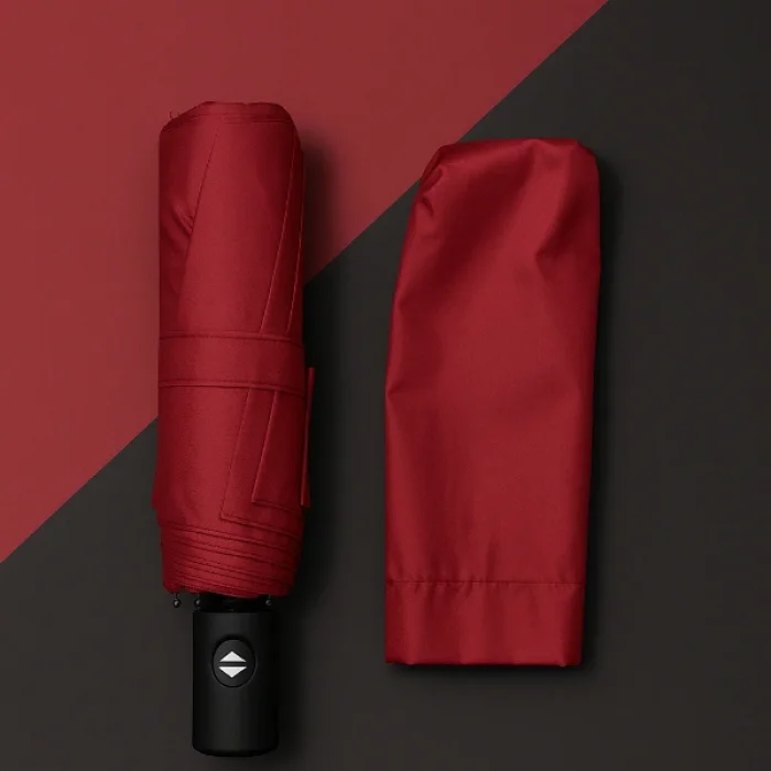 BUĞZ Bordo Kılıflı Otomatik Kompakt Şemsiye