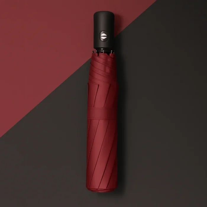 BUĞZ Bordo Kılıflı Otomatik Kompakt Şemsiye