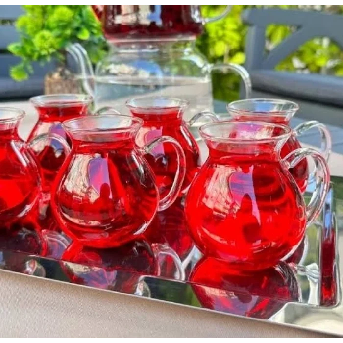 BUĞZ Borosilikat Cam Bardak 6 Adet