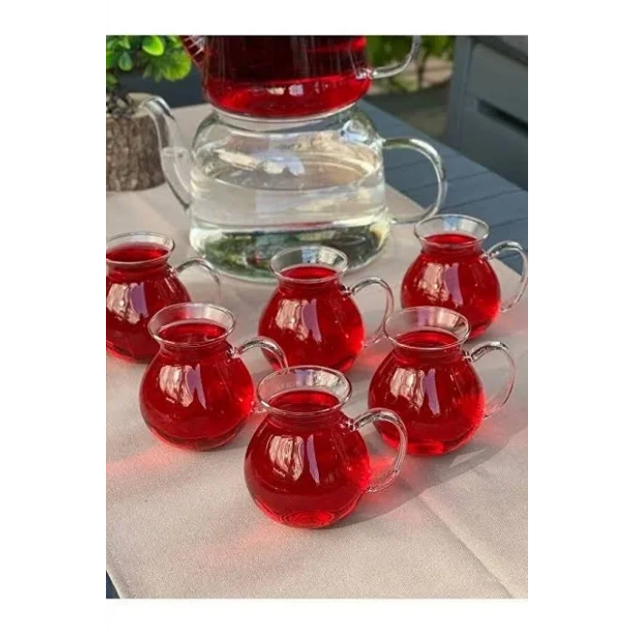 BUĞZ Borosilikat Cam Bardak 6 Adet