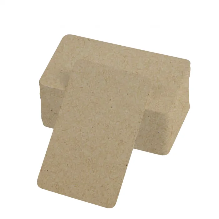 BUĞZ Boş Kelime Kartları 5x8 cm - 50 Adet Oval Kenarlı | Tabu & Not Kartları - Kraft