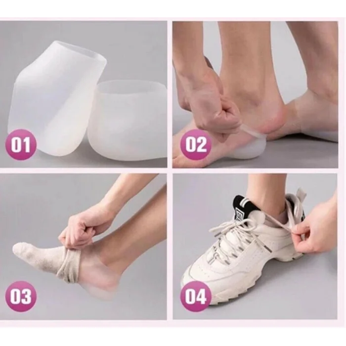 BUĞZ Boy Uzatıcı Gizli Topuk Silikon Tabanlık  (1 Çift )