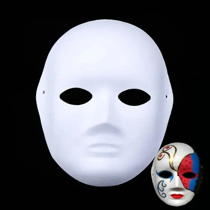 BUĞZ Boyanabilir Surat Model Maske – Lastikli | Kendin Tasarla