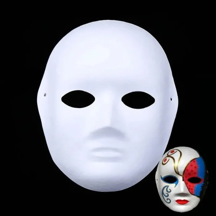 BUĞZ Boyanabilir Surat Model Maske – Lastikli | Kendin Tasarla