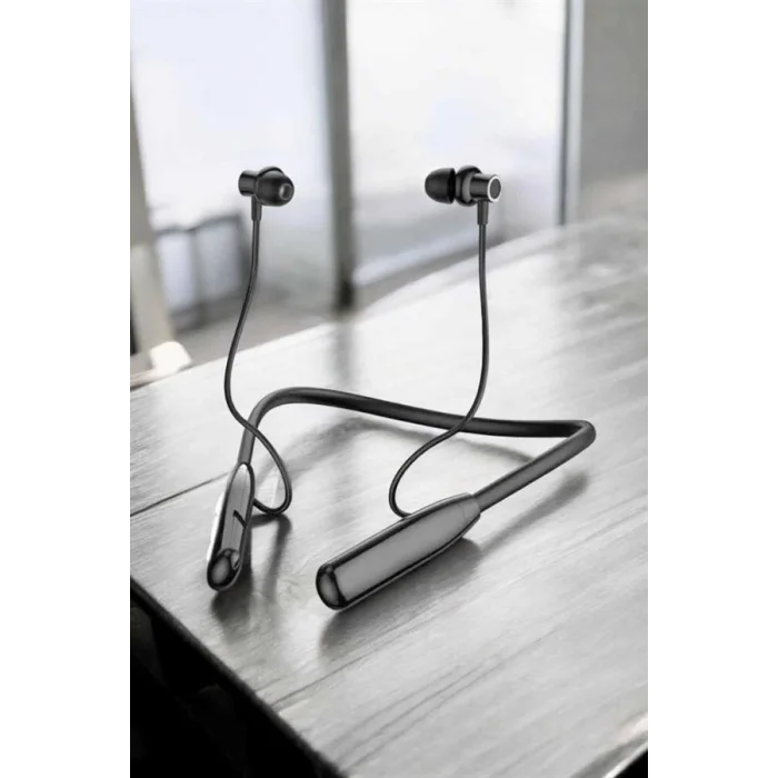 BUĞZ Boyun Bantlı Bluetooth Kulaklık Yüksek Ses Kaliteli 100 Saat Kulaklık - BUĞZ